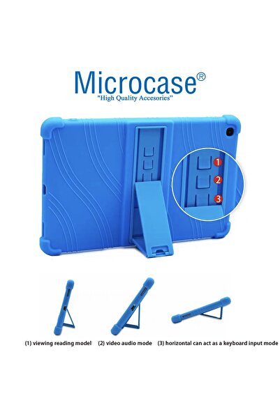 Microcase Tcl Tab 10 / 10s Tablet Için Standlı Silikon Kılıf - Al3309