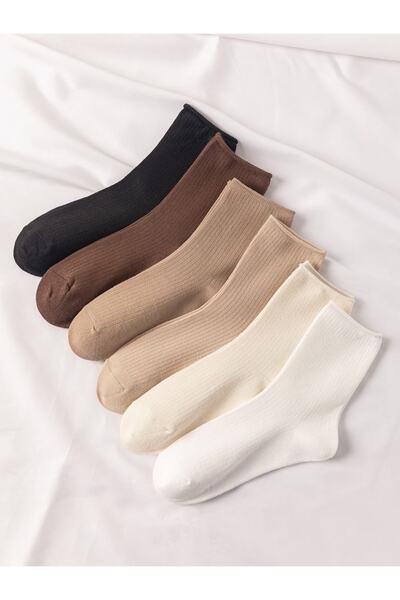 Rapsodi Kadın 6lı Paket Soket Çorap
