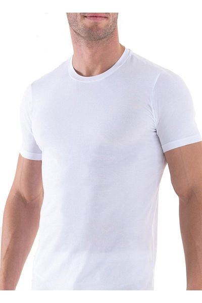 Blackspade Ανδρικό λευκό κολάρο ποδηλάτου Tank Top Aura 9506
