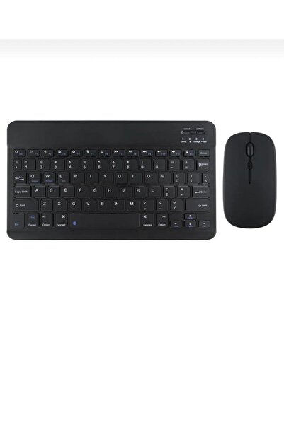 Alfa MEC Samsung Galaxy Tab A8 10.5 Sm-x200 2021 Uyumlu Kablosuz Bluetooth Klavye Mouse+set