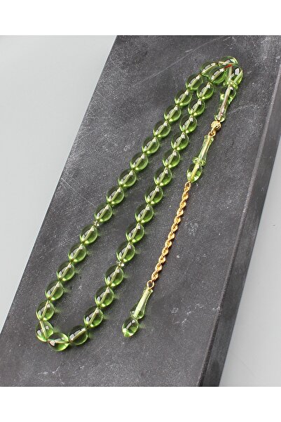 isfahantakı 14 Ayar Orjinal Altın Zincirli Alman Blok Zar Tesbih