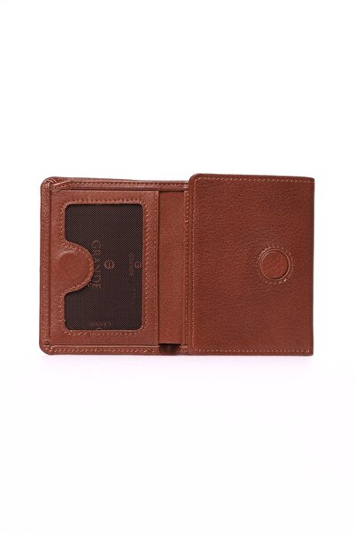 Grande 1414 Ανδρικό πορτοφόλι από γνήσιο δέρμα Natural Tan