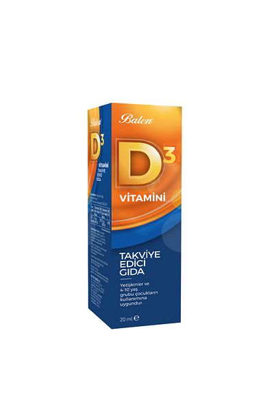 Balen Vitamin D3 - 20mlLiquid, 1 Piece