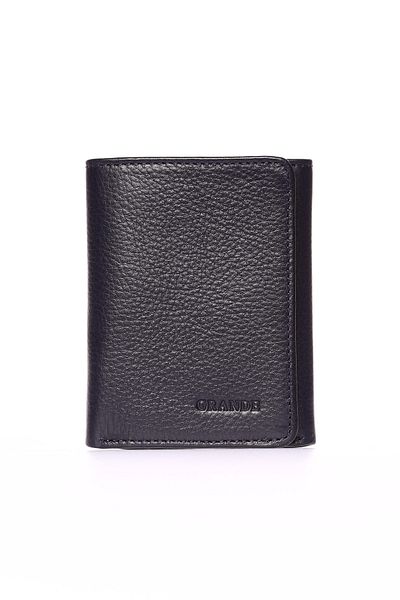Grande 1414 Genuine Leather Men's Wallet Natural Navy Blue