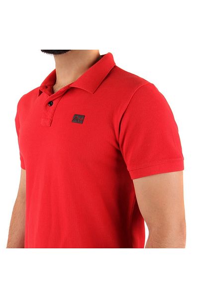 SailLakers A+ Naples Men's Red Color Polo Collar T-shirt