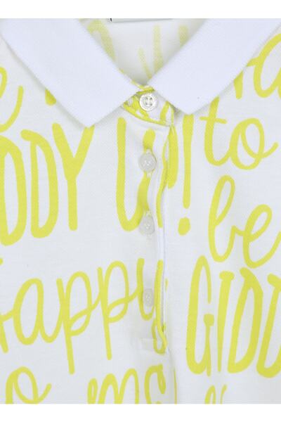 U.S. Polo Assn. Έμπριμη Λευκό Κοριτσίστικο Φόρεμα μέχρι το Γόνατο Daisy