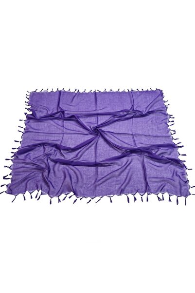 Gülsoy Women's Disassembly Beaded Scarf Handcrafted Cotton Cheesecloth Purple...