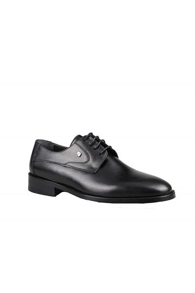 Fosco 2787 Ανδρικά παπούτσια casual από γνήσιο δέρμα μαύρο