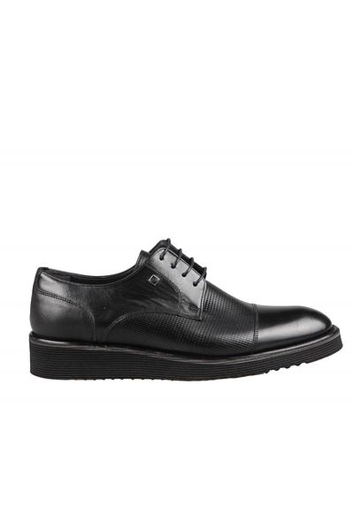 Fosco Ανδρικά παπούτσια casual 2918 από γνήσιο δέρμα μαύρο