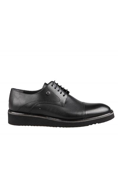 Fosco Ανδρικά παπούτσια casual 2928 από γνήσιο δέρμα μαύρο