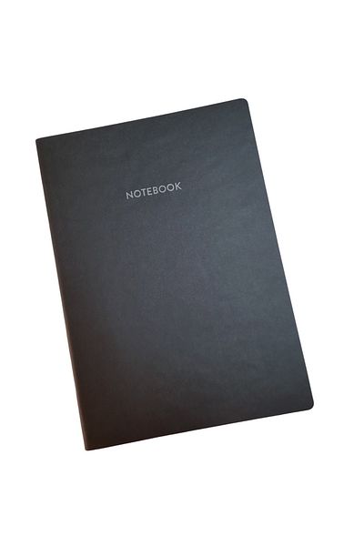 blume Acar Thermo Leather Flexible Cover 21*30 cm 128 Σελίδες Dot (Dotted) Αδειτεχνικό Σημειωματάριο Μαύρο-γκρι