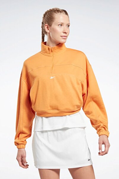 Reebok Wor Knit 1/4 Zip Синій жіночий світшот