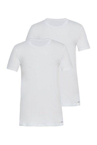 Blackspade Men's White Undershirt 2 Pack 9675