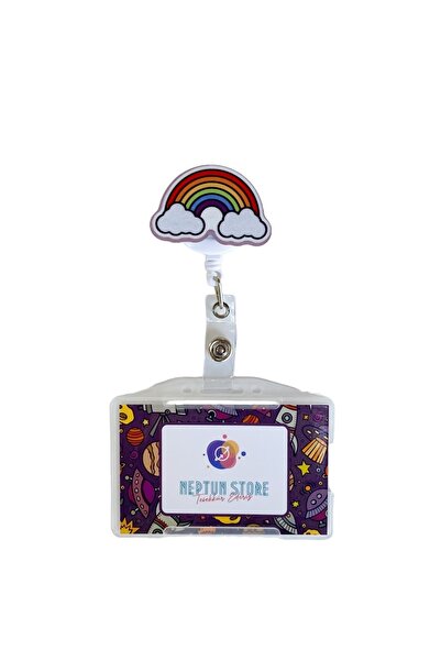 neptünstore Suport pentru carduri Yoyo cu model curcubeu și nor, Yoyo pentru ...