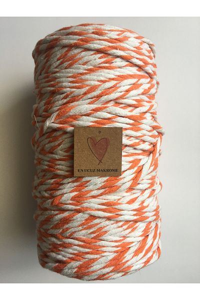 Makromİps Macrame 500g Crawling Thread - Single Twisted, Marteniçka and Bracelet Set Dating