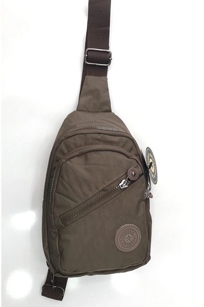 Bevitton Water Resistant Clinker Fabric Mink Front Crossbody Bag 3200