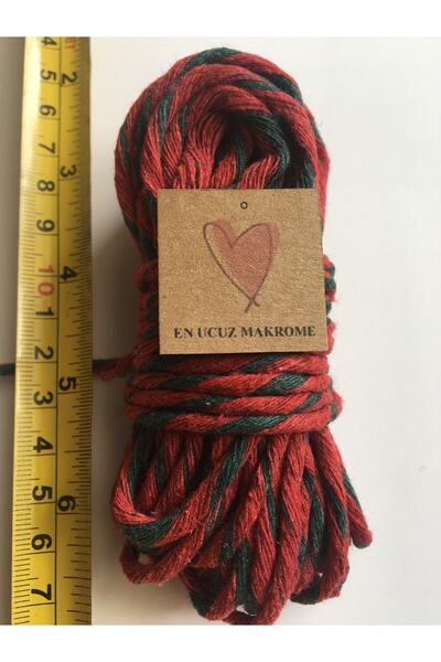 Makromİps Makrome Ip (10 Metre) Tek Büküm Tarama Ipi Marteniçka Bileklik Takı Halhal Paketleme Süsleme