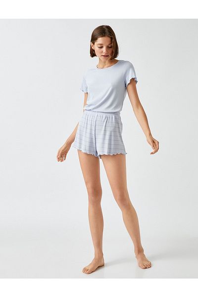 Koton Pyjama - Lila - Gestreift