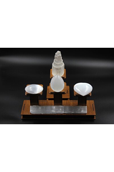 MYTAKIAĞACIMFH Selenit Taşı-kule-kalp-yumurta-oval-çubuk Işlenmemiş Parça Doğ...