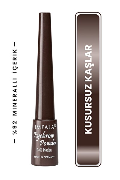 IMPALA IMPLALA Kaş Pudrası - Eyebrow POWDER No: 1 MOCHA