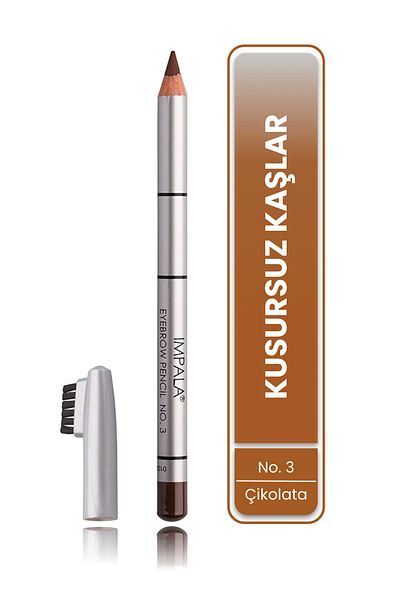 IMPALA Eyebrow Pencil - Eyebrow Pencil No: 3 (Chocolate Brown)