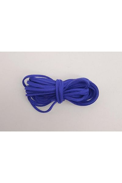 angel çanta aksesuar Δερμάτινο σχοινί 5 μέτρων Saks Blue Nubuck No:21