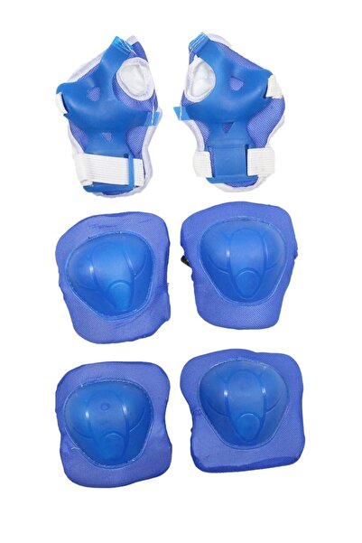LRS STORE Blue Adjustable Metal Practice Skate - Beginner and Advanced Level + Knee Pad Elbow Pad Set