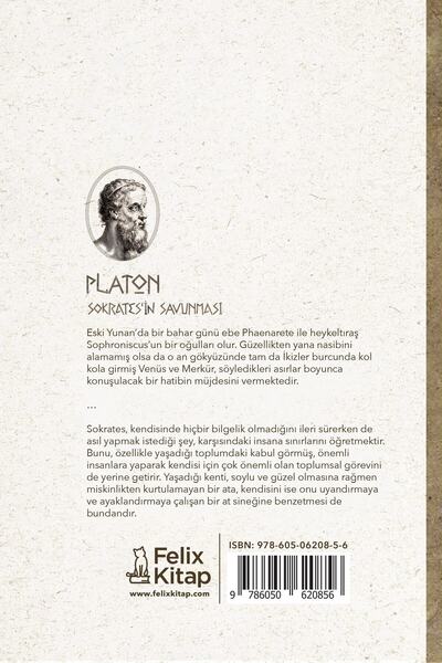 Felix Kitap Sokrates’in Savunması Platon 9786050620856