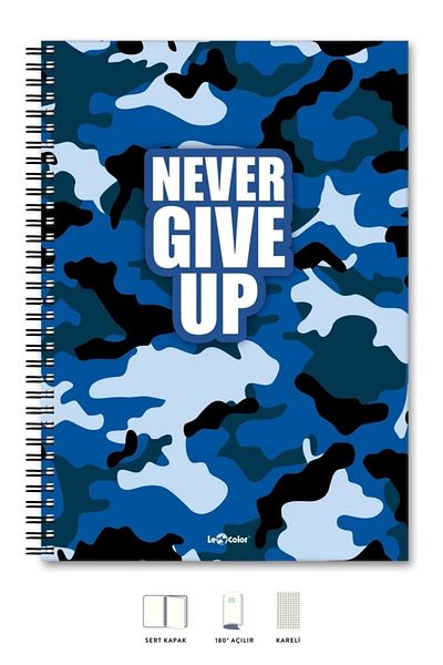 Le Color School Notebook Flexible Cap A5 Checkered Sp.200sy