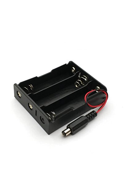Genel Markalar 18650 Pil Yuvası 3lü 2.1mm Adaptör Soketli 3 Adet 11.1v Seri L...