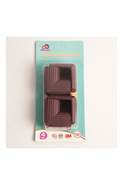 Miningaa 4 Pieces Corner Protector Cushion Pure Rubber Table Coffee Table Edge Corner Protector Child Baby Safety Protection