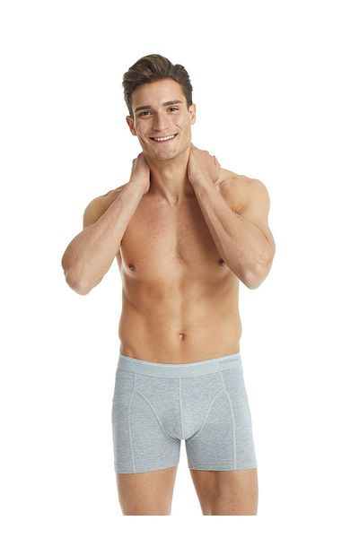 Blackspade Ανδρικό γκρι βαμβακερό Boxer 9233