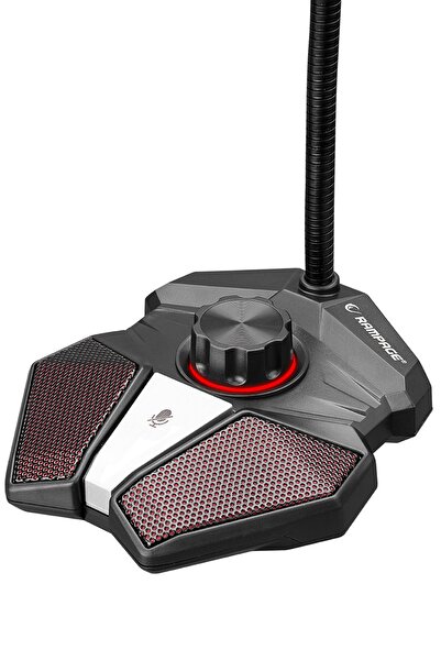 Rampage Rmx-m8 Tornado Gri Usb Masaüstü Led Mikrofon