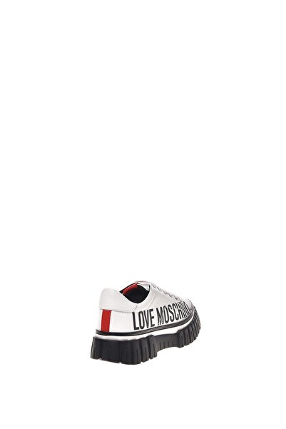 Love Moschino White - Sneakers.gomma55 Vit.nero/nero Ja15705g0f