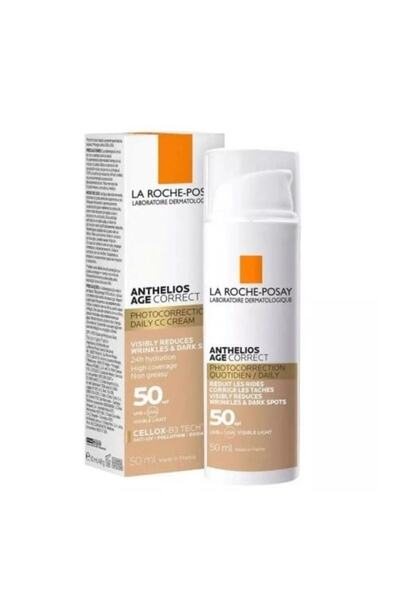 La Roche Posay Anthelıos Age Correct Spf50+ Yaşlanma Karşıtı Renkli Yüz Güneş...