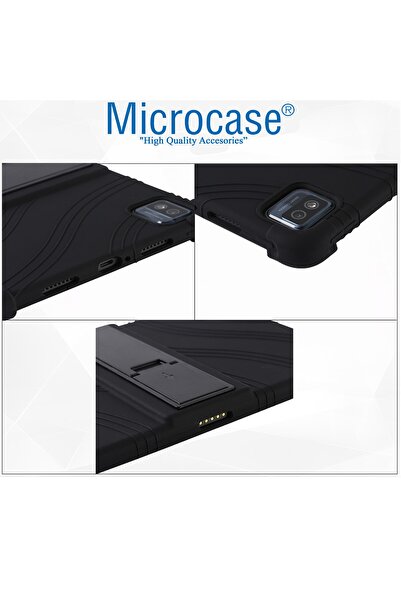 Microcase Tcl Tab 10 / 10s Tablet Için Standlı Silikon Kılıf - Al3309