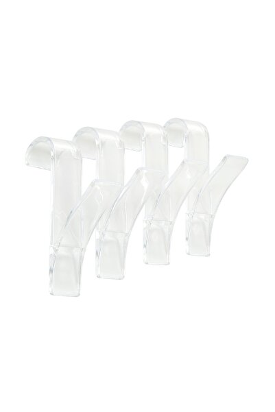 Prima Nova Primanova 4'lü Pratik Banyo Askısı - Şeffaf