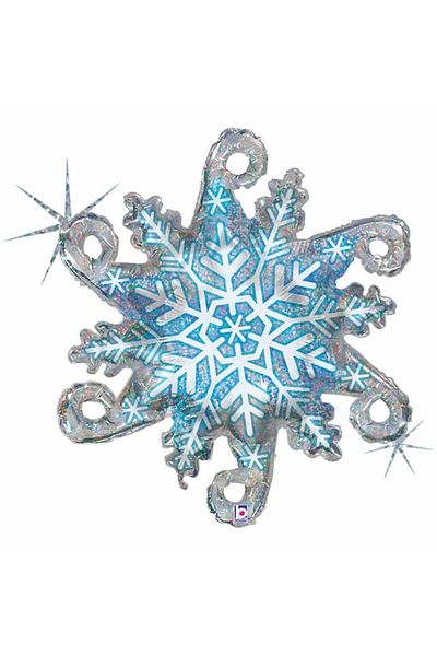 Parti Station Snowflake Frozen Elsa Winter Concept Snowflake 9 Year Old Balloon Concept Birthday Set Age Balloon Set