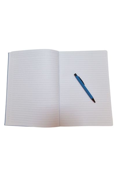 blume Copertă flexibilă din piele Acar Thermo 21*30 cm 128 coli 1.aluat 100 gr Caiet cu rigle Albastru
