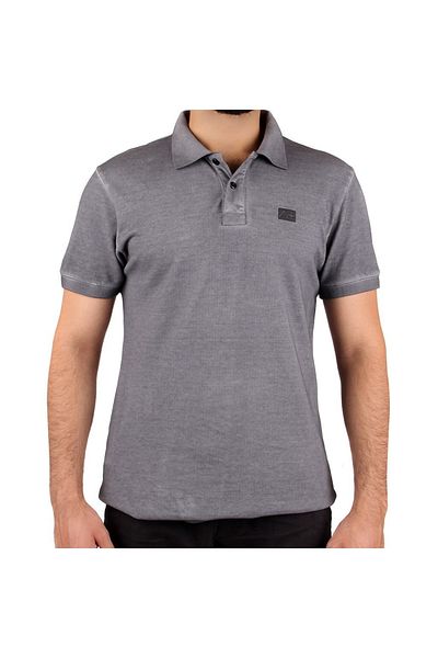 SailLakers A+ Naples Men's Gray Color Polo Collar T-shirt