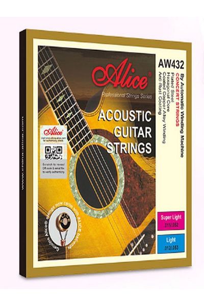 Alice Acoustic Guitar String Super Light Aw432