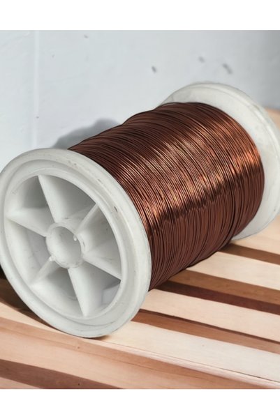 gürbüz filografi 0.30 Mm (100gr - 150m) Light Brown Colored Copper Philography Wire