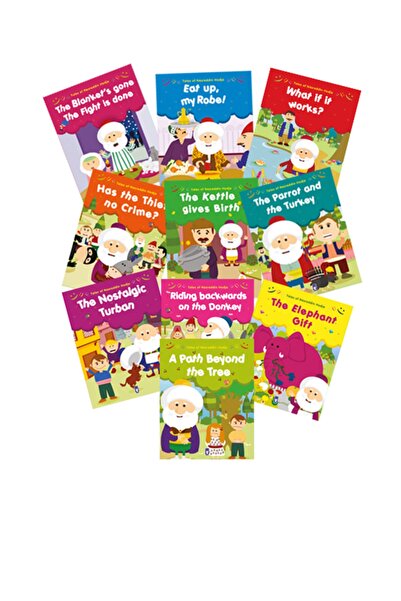 Timaş Çocuk Tales Of Nasreddin Hodja Set (10 Books) - Nasreddin Hoca Fıkralar...