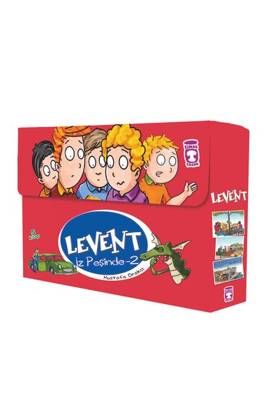 Timaş Yayınları Levent Iz Peşinde 2 Set - (5 Books)
