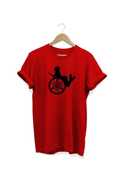 WİDİ Štampano Crvena T-shirt