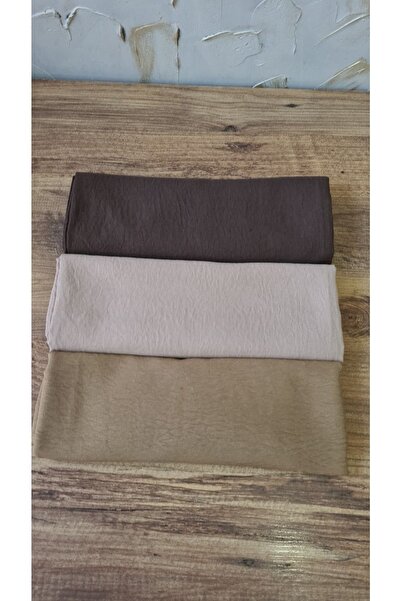 Nilbutik Hijab Γυναικείο βαμβακερό κασκόλ Cazz Model-3 Σετ