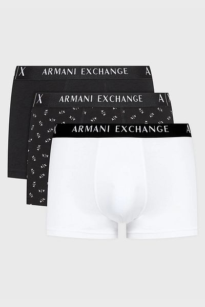 Armani Exchange Set boxer pentru bărbați din bumbac flexibil din 3 piese - 957030   Cc282 11211