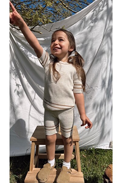 EYC BABY Triko Şortlu Unısex Bebek & Çocuk Alt Üst Takım