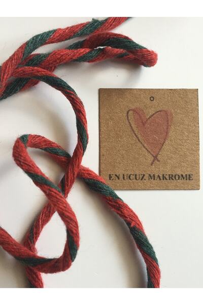 Makromİps Makrome Ip (10 Metre) Tek Büküm Tarama Ipi Marteniçka Bileklik Takı Halhal Paketleme Süsleme