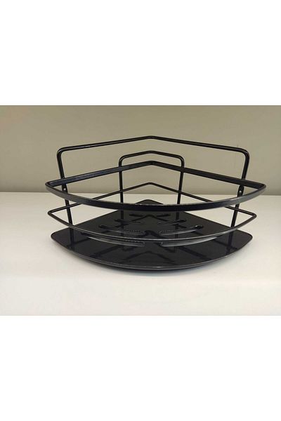 PİNK DESİGN KİTCHEN Stainless Bathroom Shelf Corner Shampoo Rack Corner Rack Bathroom Shelf